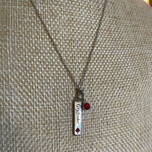 925 stamped sterling silver gryffindor Harry Potter necklace